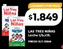 Supermayorista Vital Las tres niñas leche t/b. oferta
