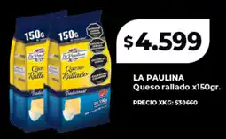 Supermayorista Vital La paulina queso rallado oferta