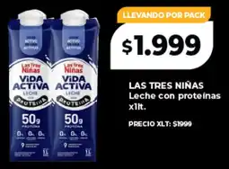 Supermayorista Vital Las tres niñas leche con proteínas oferta