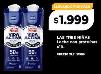 Supermayorista Vital Las tres niñas leche con proteínas oferta