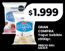 Supermayorista Vital Gran compra yogur bebible oferta
