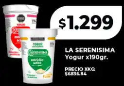 Supermayorista Vital La serenisima yogur oferta
