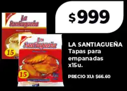 Supermayorista Vital La santiagueña tapas para empanadas oferta
