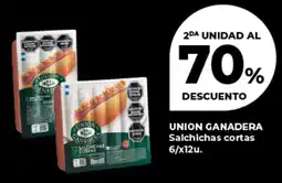 Supermayorista Vital Union ganadera salchichas cortas oferta