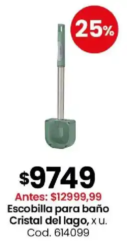 Coto Cristal del lago escobilla para baño oferta