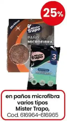 Coto Mister trapo en paños microfibra varios tipos oferta