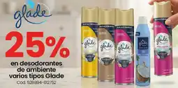 Coto Glade en desodorantes de ambiente varios tipos oferta