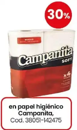 Coto Campanita en papel higiénico oferta