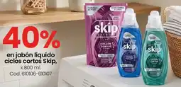 Coto Skip en jabón líquido ciclos cortos oferta
