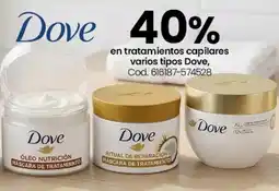 Coto Dove en tratamientos capilares varios tipos oferta