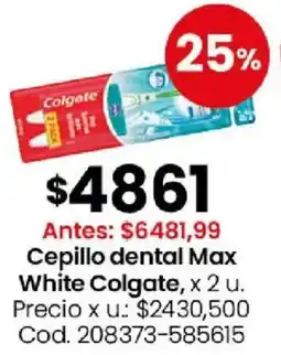 Coto Colgate cepillo dental max white oferta