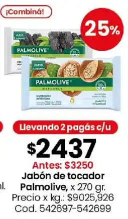 Coto Palmolive jabón de tocador oferta