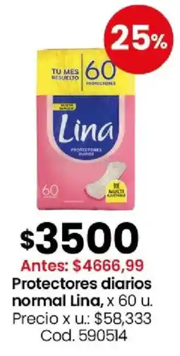 Coto Lina protectores diarios normal oferta