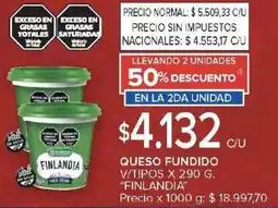 Carrefour Market Finlandia queso fundido v/tipos oferta