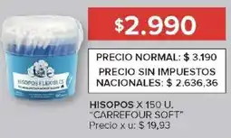 Carrefour Market Carrefour soft hisopos oferta