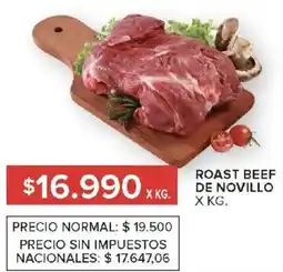 Carrefour Market Roast beef de novillo oferta
