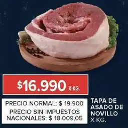 Carrefour Market Tapa de asado de novillo oferta