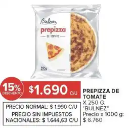 Carrefour Market Bulnez prepizza de tomate oferta