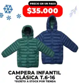 Supermayorista Vital Campera infantil clásica oferta