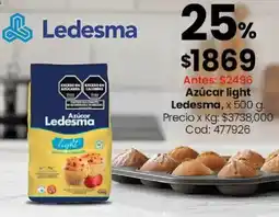 Coto Ledesma azúcar light oferta