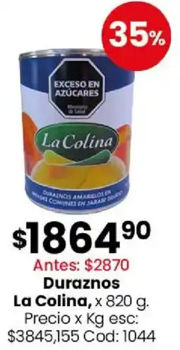 Coto La colina duraznos oferta