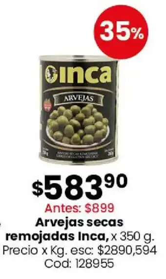 Coto Inca arvejas secas remojadas oferta