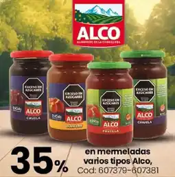Coto Alco en mermeladas varios tipos oferta