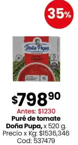 Coto Doña pupa puré de tomate oferta
