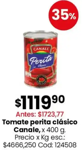 Coto Canale tomate perita clásico oferta