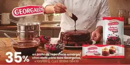 Coto Georgalos en baño de repostería amargo/ chocolate para taza oferta