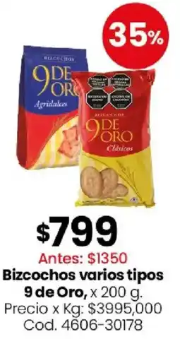 Coto 9 de oro bizcochos varios tipos oferta