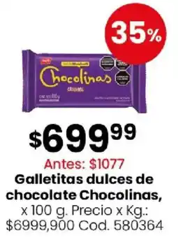 Coto Chocolinas galletitas dulces de chocolate oferta