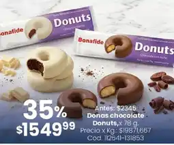 Coto Donuts Donas chocolate oferta