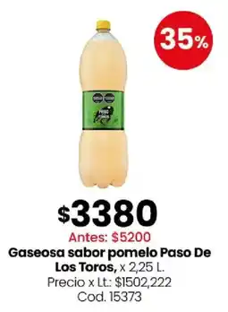 Coto Paso de los toros gaseosa sabor pomelo oferta