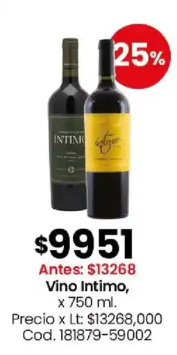 Coto Intimo vino oferta