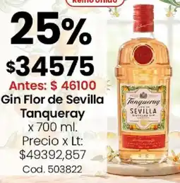 Coto Tanqueray gin flor de sevilla oferta