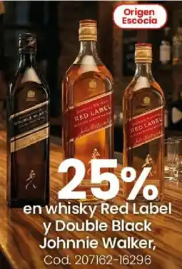 Coto Red label y double black johnnie walker en whisky oferta