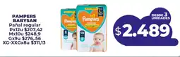 Supermayorista Vital Pampers babysan pañal regular oferta