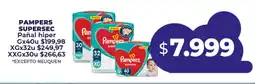 Supermayorista Vital PAMPERS SUPERSEC Pañal hiper oferta