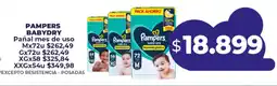 Supermayorista Vital Pampers babydry pañal mes de uso oferta