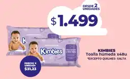 Supermayorista Vital Kimbies toalla húmeda oferta