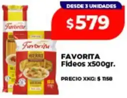 Supermayorista Vital Favorita fideos oferta