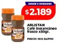 Supermayorista Vital Arlistán café instantáneo frasco oferta