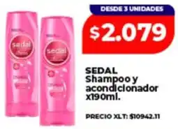 Supermayorista Vital Sedal shampoo y acondicionador oferta
