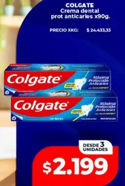Supermayorista Vital Colgate máxima protección anticaries oferta