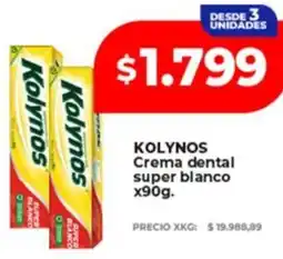 Supermayorista Vital Kolynos crema dental super blanco oferta