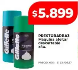 Supermayorista Vital Gillette prestobarba3 maquína afeitar descartable oferta