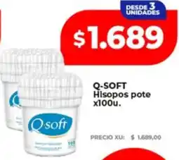 Supermayorista Vital Q-soft hisopos pote oferta