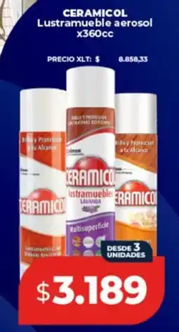 Supermayorista Vital Ceramicol lustramueble aerosol oferta