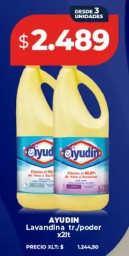 Supermayorista Vital Ayudín lavandina tr./poder oferta